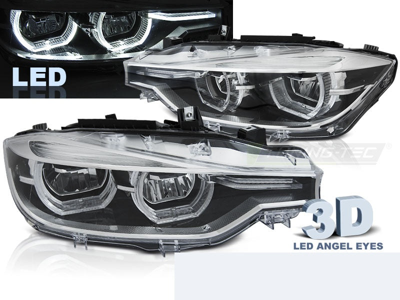 BMW F31 Touring LCI LED frontlykter komplett sett høyre og venstre side