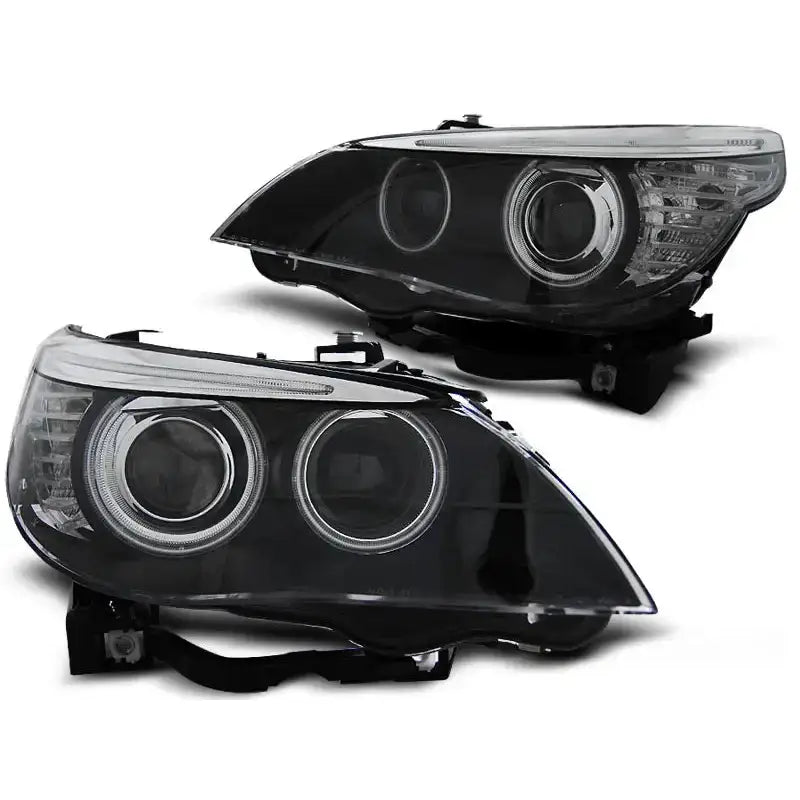 Frontlykter Bmw E60/e61 03-04 Dual Black