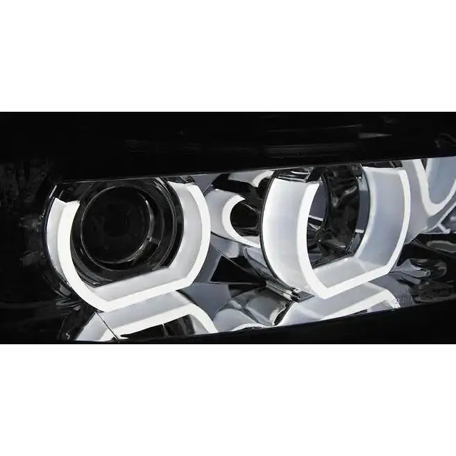 Frontlykter Bmw E90/e91 03.05-08.08 3d U-type Chrome