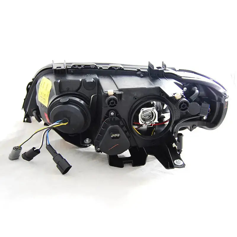 Frontlykter Bmw X5 E53 09.99-10.03 Led Angel Eyes Black - 2