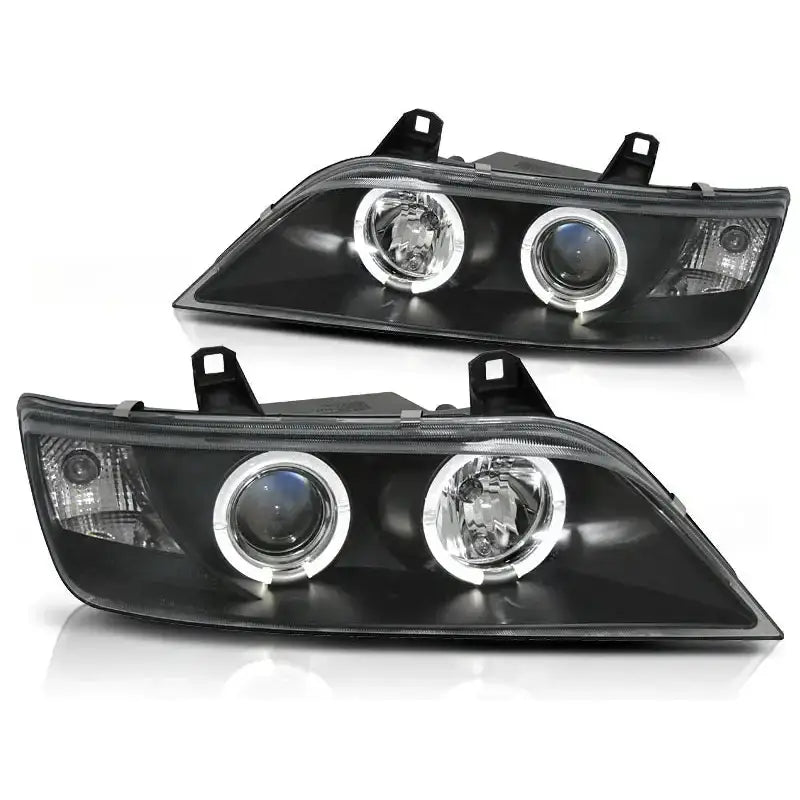 Frontlykter Bmw Z3 01.96-02 Angel Eyes Black - 1