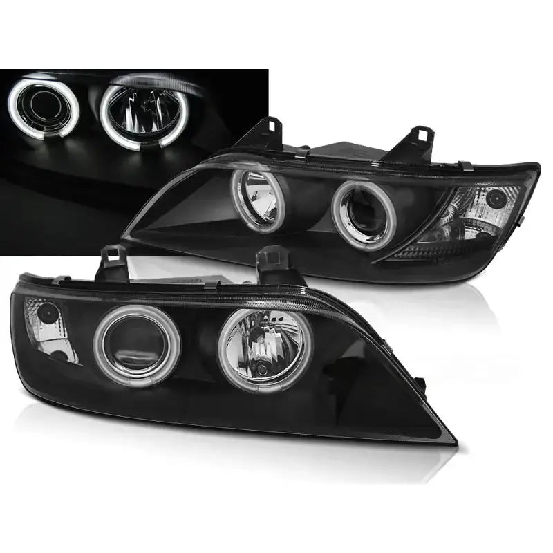 Frontlykter Bmw Z3 01.96-02 Angel Eyes Ccfl Black