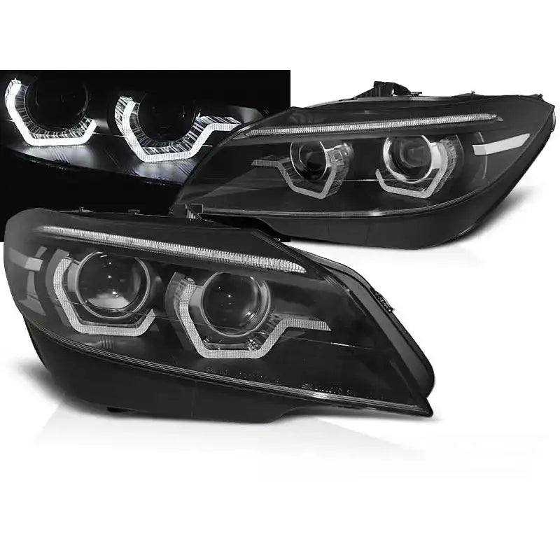 Frontlykter Bmw Z4 E89 09-13 Hid Drl Black Led Seq - 1