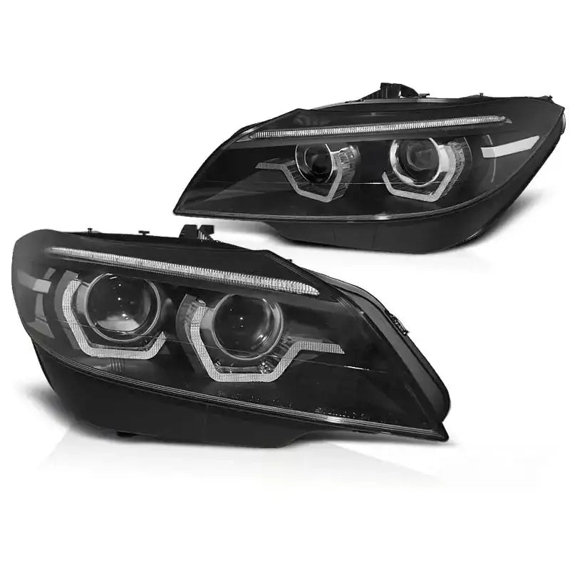 Frontlykter Bmw Z4 E89 09-13 Xenon Led Drl Black Afs Seq