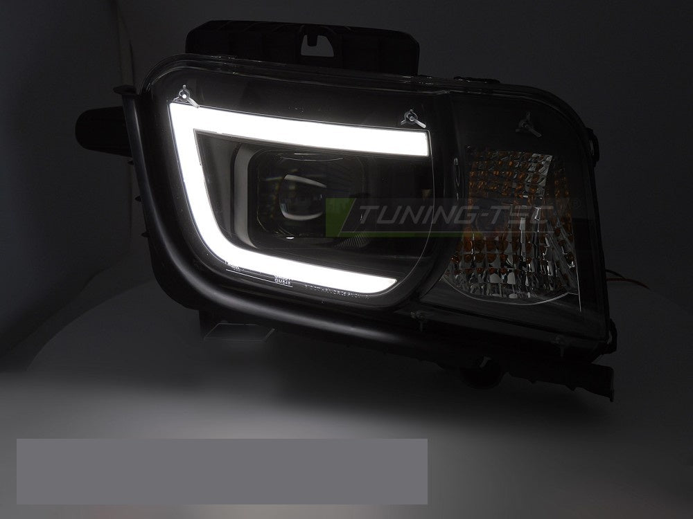 Chevrolet Camaro 09-13 tube light frontlykter LPCT19 svart finish parvis