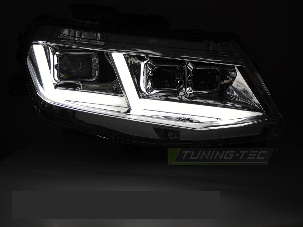 LED frontlykter til Chevrolet Camaro sjette generasjon krom parpakke