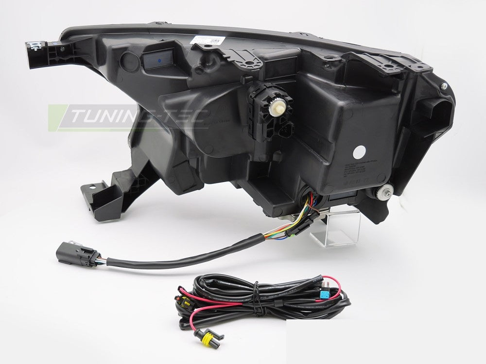 Komplett sett LED frontlykter svart Ford Ranger V 2016–2022 bakside