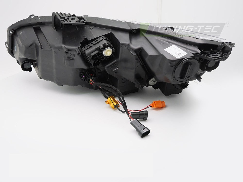 Frontlykter Honda Civic X 2016–2021 Full LED svart komplett sett
