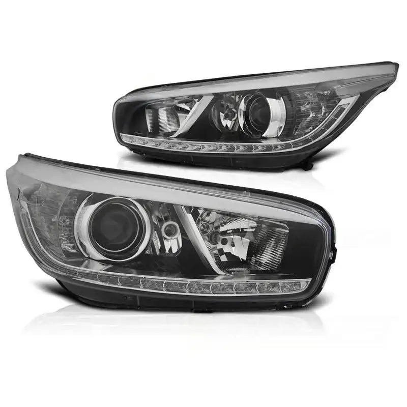 Frontlykter Kia Ceed Ii 12-18 Led Black - 1