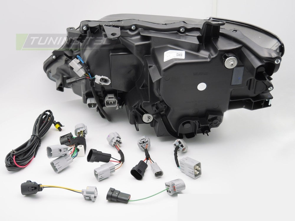 Komplett sett frontlykter Lexus RX 2012–2015 LED svart finish LPLE13