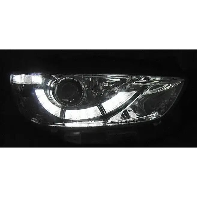 Frontlykter Mazda Cx5 11-15 Chrome True Drl - 3