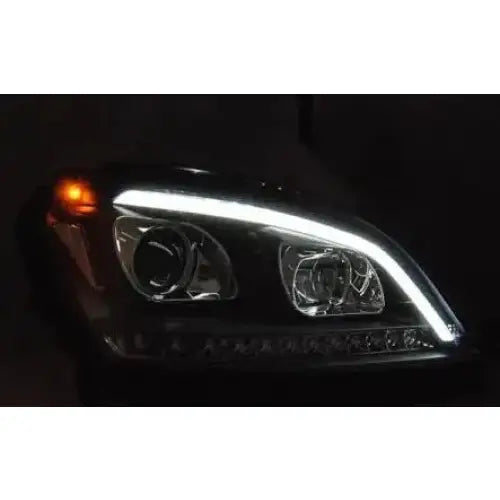 Frontlykter Mercedes W164 Ml M-klasa 05-07 Black Led Seq - 3