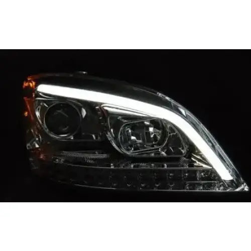 Frontlykter Mercedes W164 Ml M-klasa 05-07 Chrome Led Seq - 2