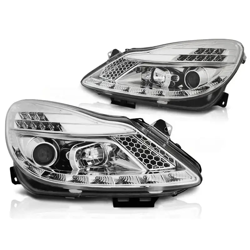 Frontlykter Opel Corsa d 04.06-11 Chrome