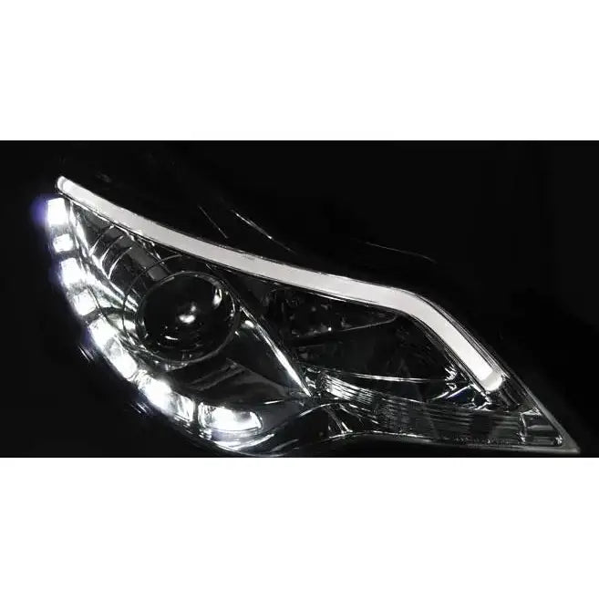 Frontlykter Opel Corsa d 11-14 Drl Chrome