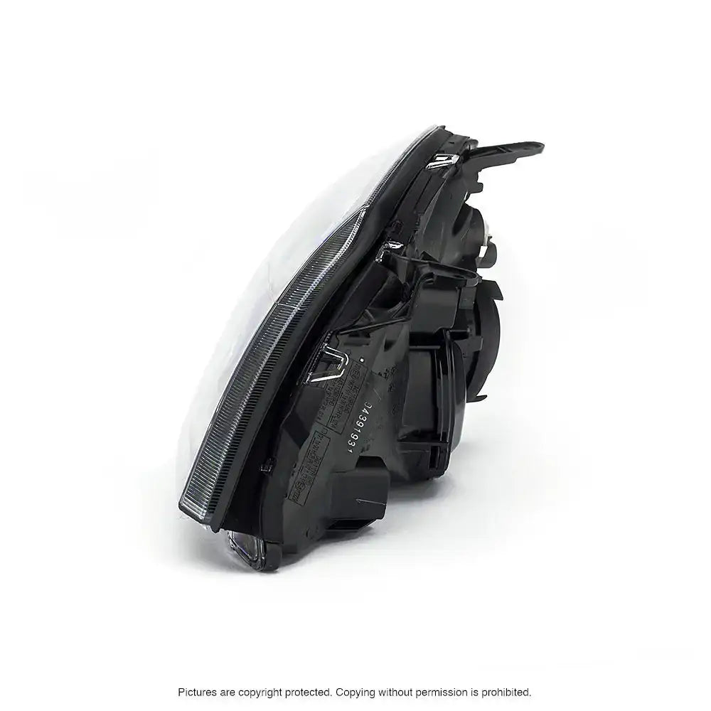 Hovedlys Opel Signum 02-05 H7 sett fra siden, viser bak- og undersiden med plastdetaljer.