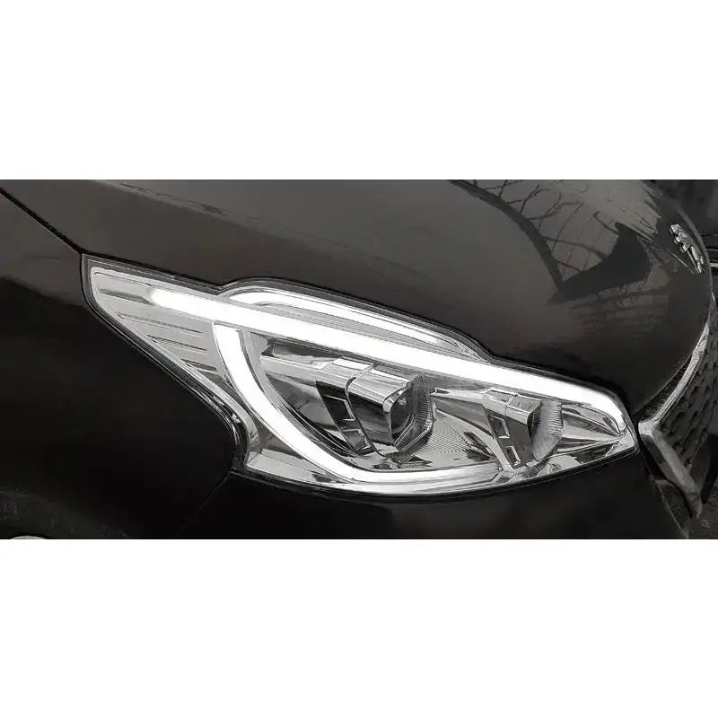 Frontlykter Peugeot 208 4.12-06.15 Tube Light Chrome - 4