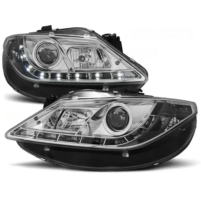 Frontlykter Seat Ibiza 6j 06.08-12 Chrome Led P21w - 1