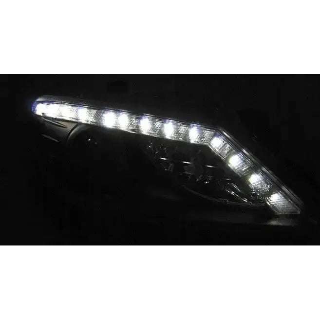 Frontlykter Seat Ibiza 6j 06.08-12 Led Indicator Black