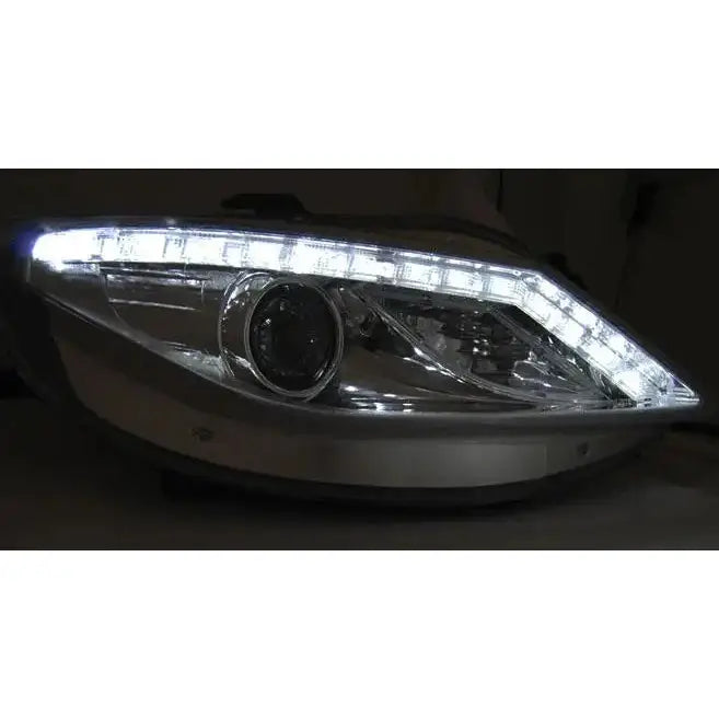 Frontlykter Seat Ibiza 6j 06.08-12 Led Indicator Chrome - 3