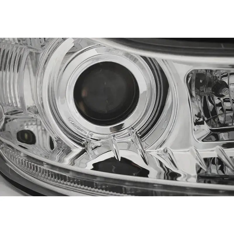 Frontlykter Skoda Octavia 09-12 Chrome Drl - 2