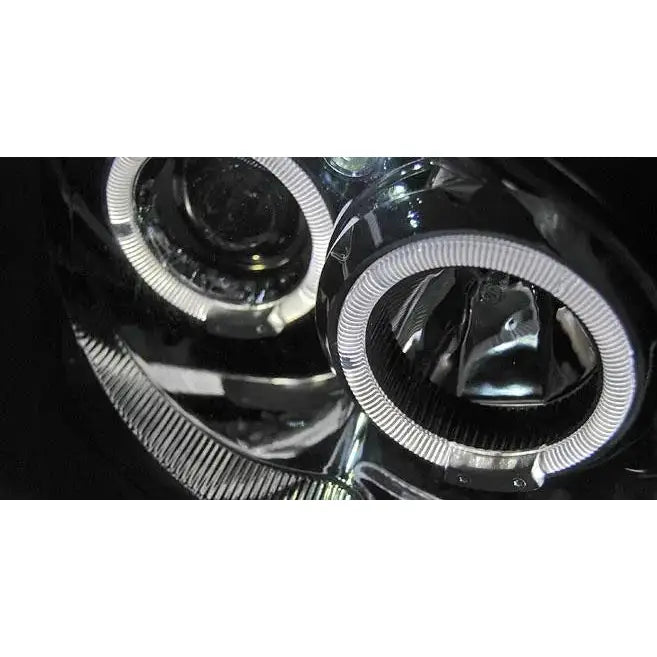 Frontlykter Subaru Impreza Ii Gd 03-05 Angel Eyes Chrome - 3