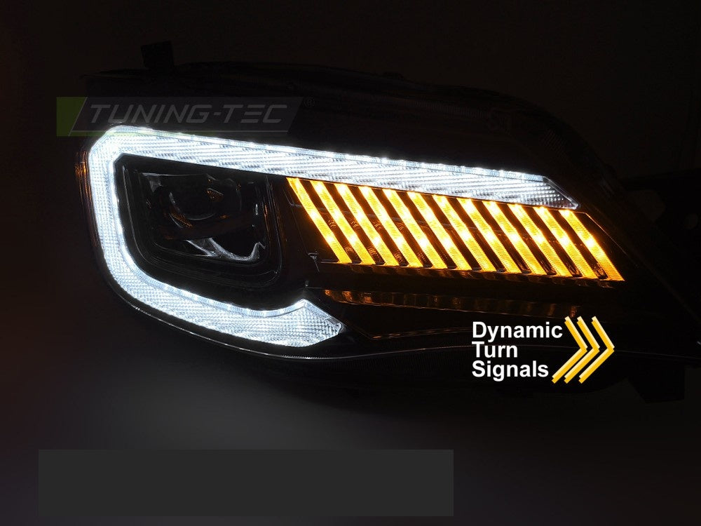 Komplett sett frontlykter Subaru WRX 2008-2014 LED tube light LPSU22