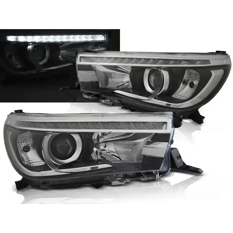 Frontlykter Toyota Hilux 16- Led Projector