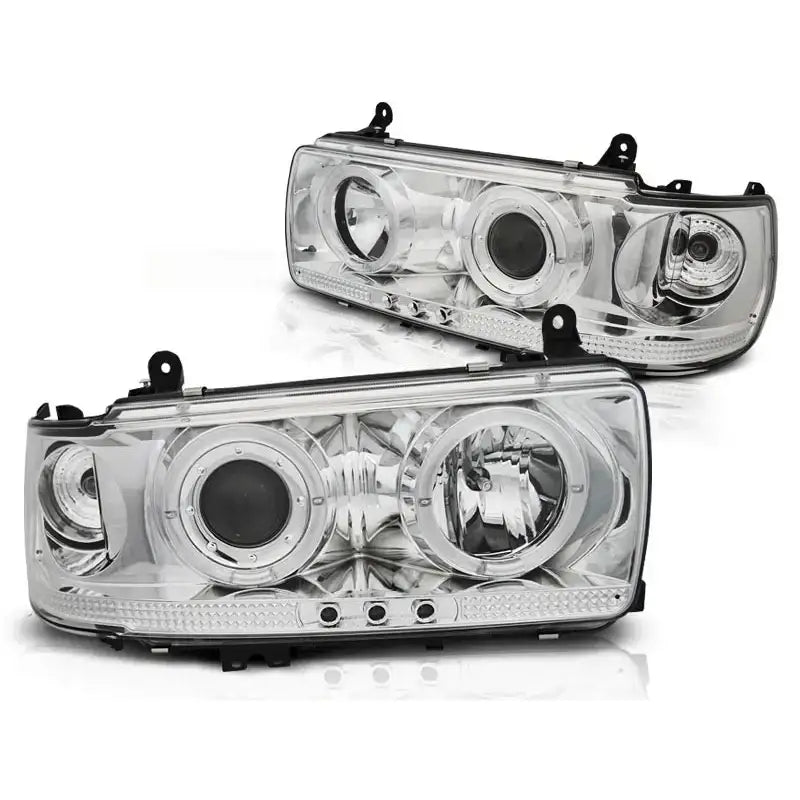 Frontlykter Toyota Land Cruiser Fj 80 Chrome - 2