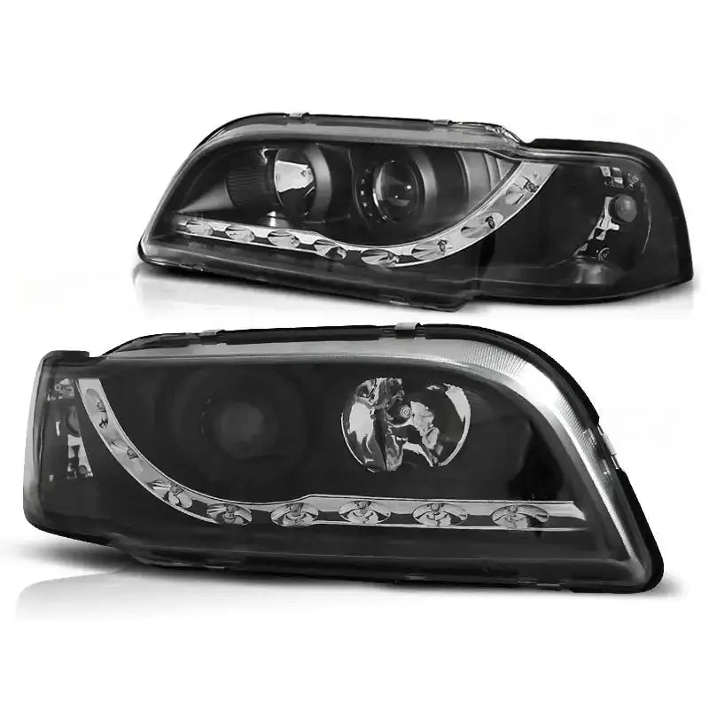 Frontlykter Volvo S40/v40 02.96-04.00 Black Led P21w - 2