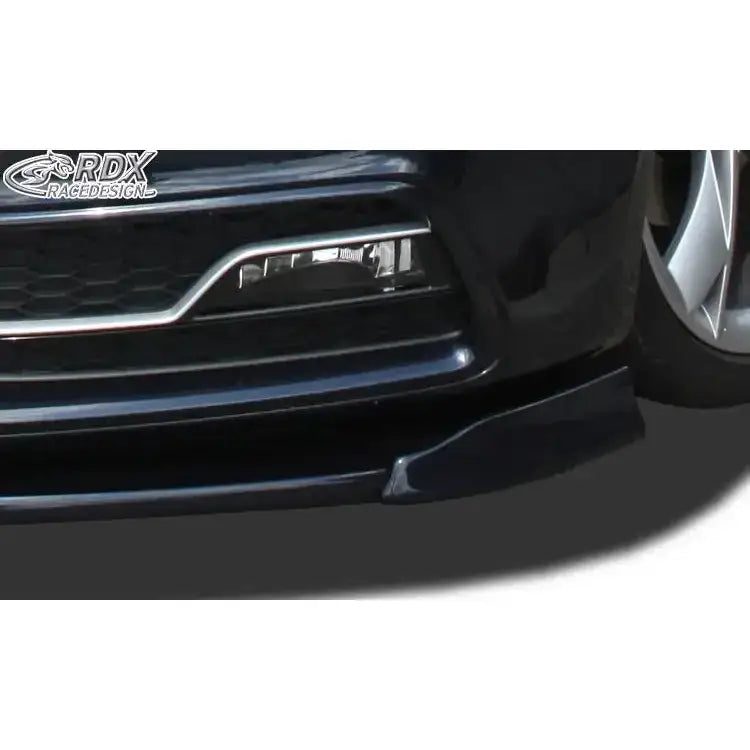 Frontsplitter til Audi A5/S5 11-16 S-Line, nærbilde med detaljer ved tåkelys og grill.