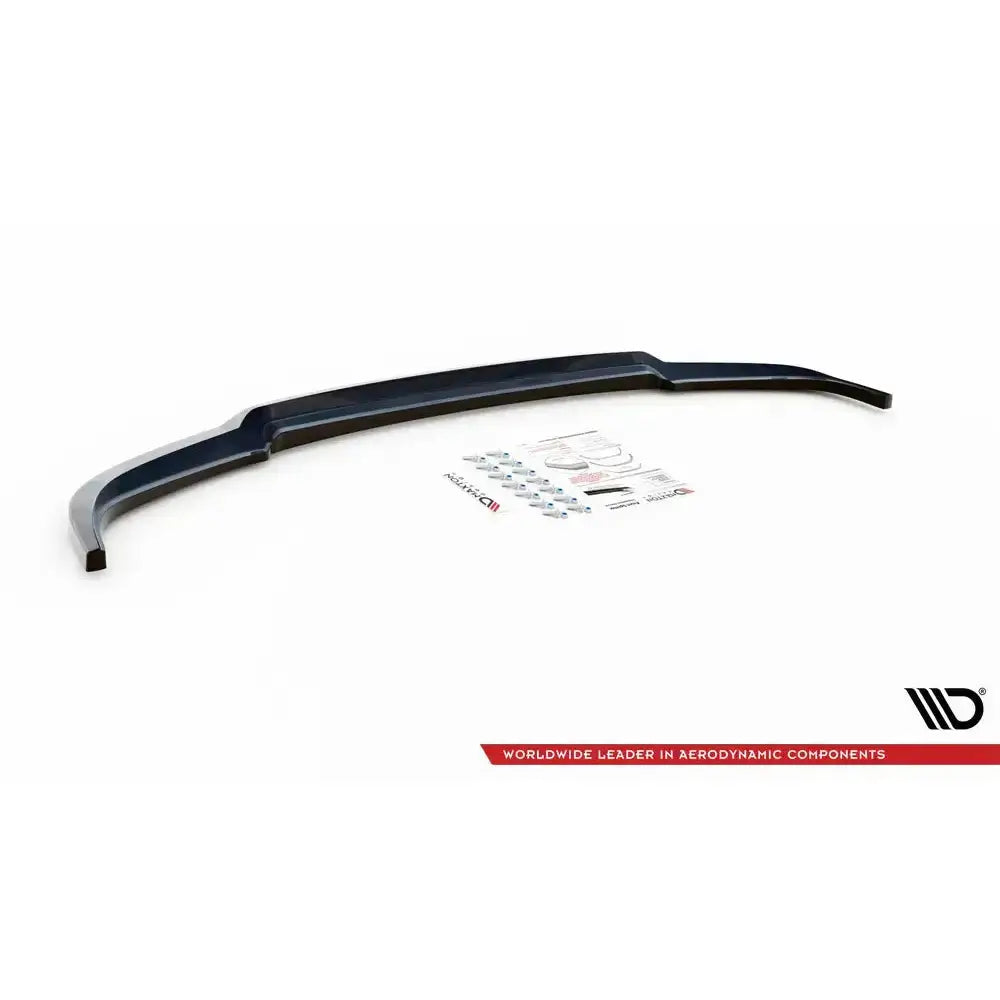 Frontleppe til Dodge Durango RT Mk3 14-18 sett ovenfra med monteringsutstyr og instruksjoner.