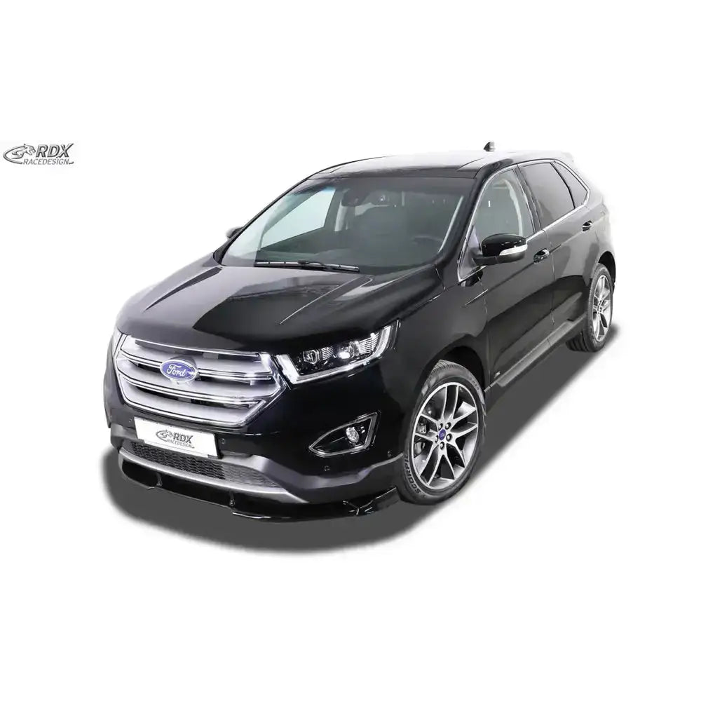 Frontspoiler på Ford Edge 2 15- Titanium med kromgrill, aluminiumsfelger og LED-frontlykter.