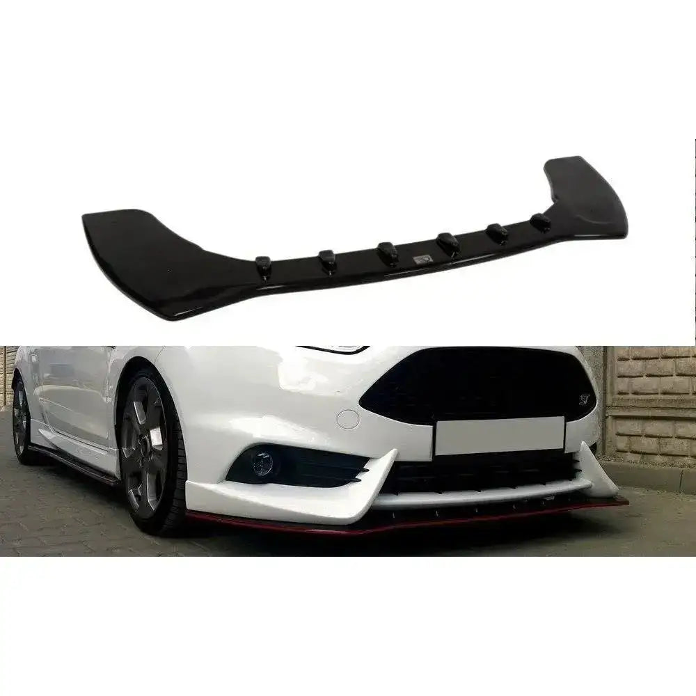 Frontleppe til Ford Fiesta Mk7 St Facelift 2013-2016 montert og separat, vist fra oversiden.