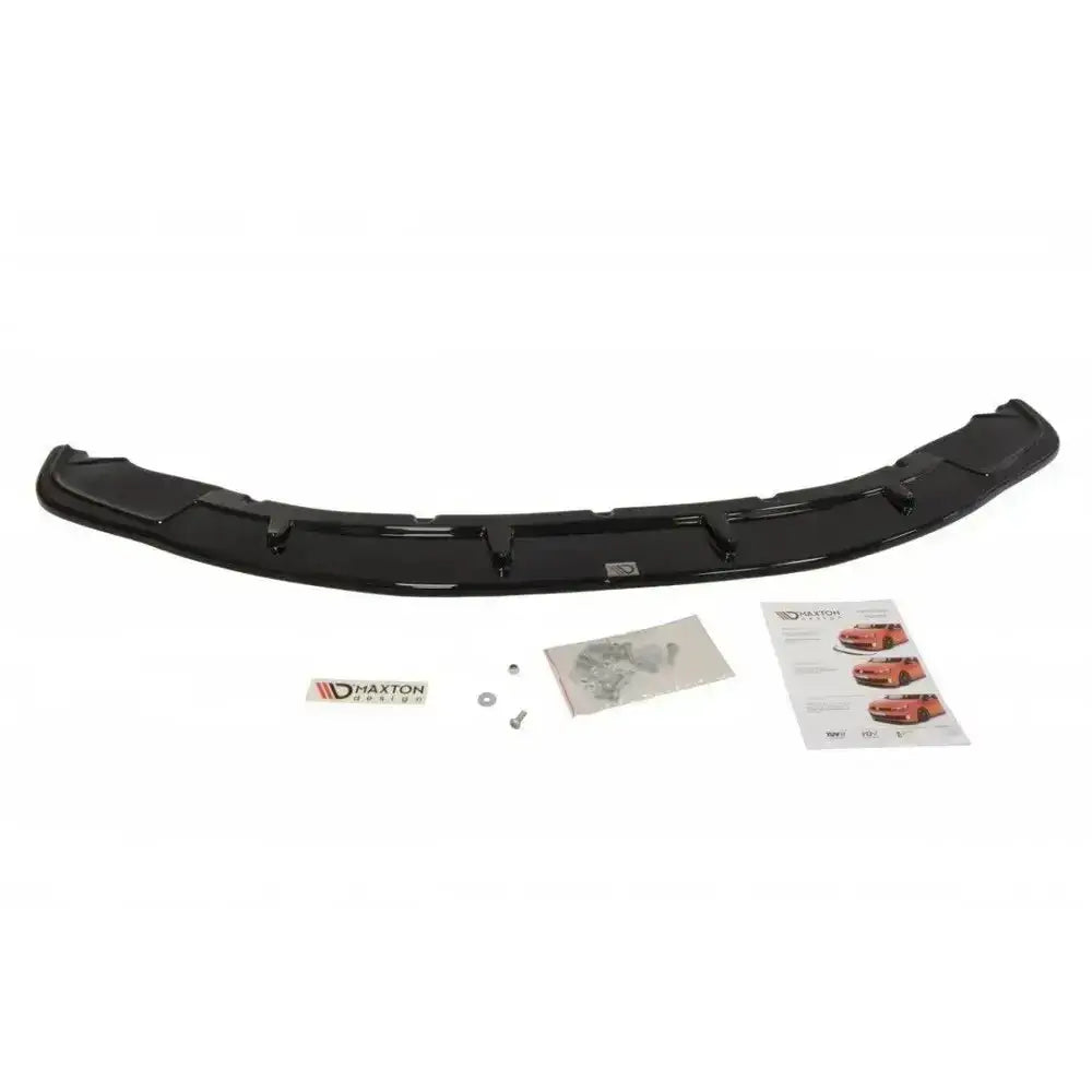 Frontleppe Honda Civic VIII Type R Gp sett ovenfra med monteringsutstyr, klistremerke og instruksjonsark.