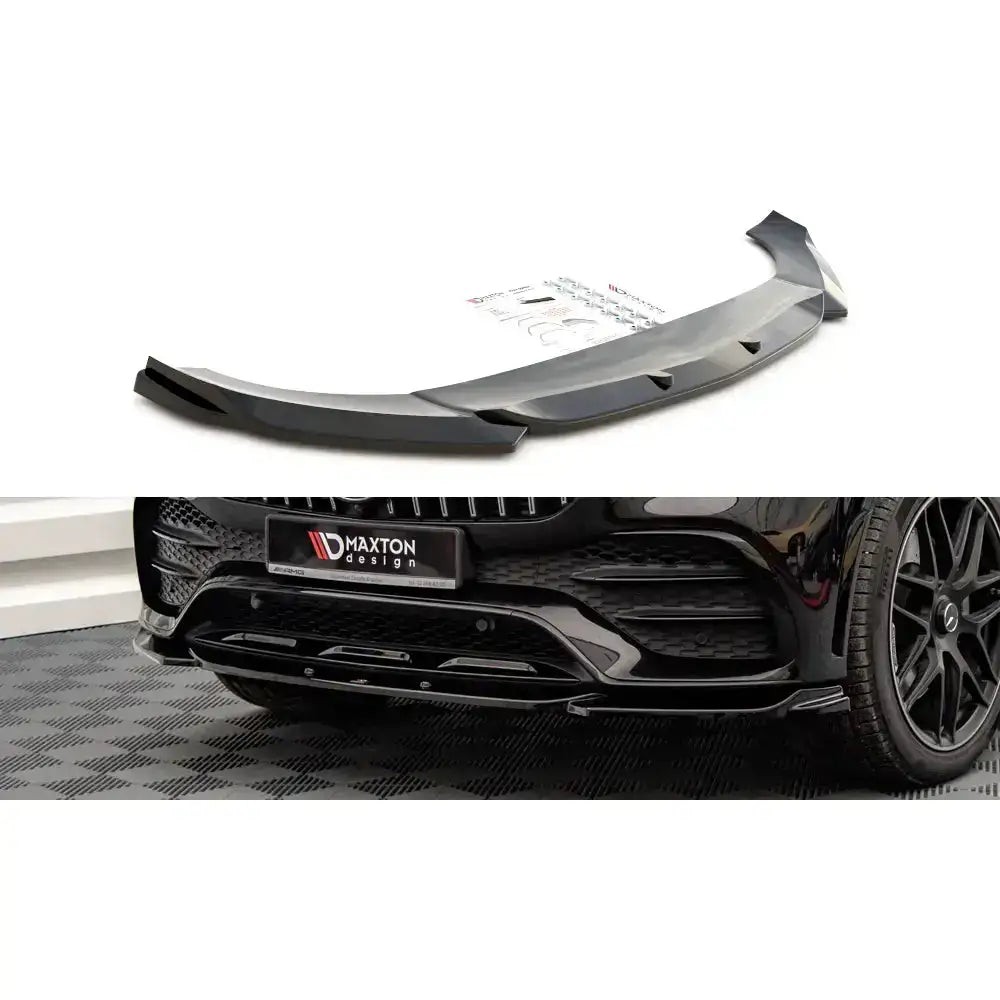 Frontleppe til Mercedes-AMG GLE Coupe C167, sort plast, montert på bil med strømlinjeformet design.