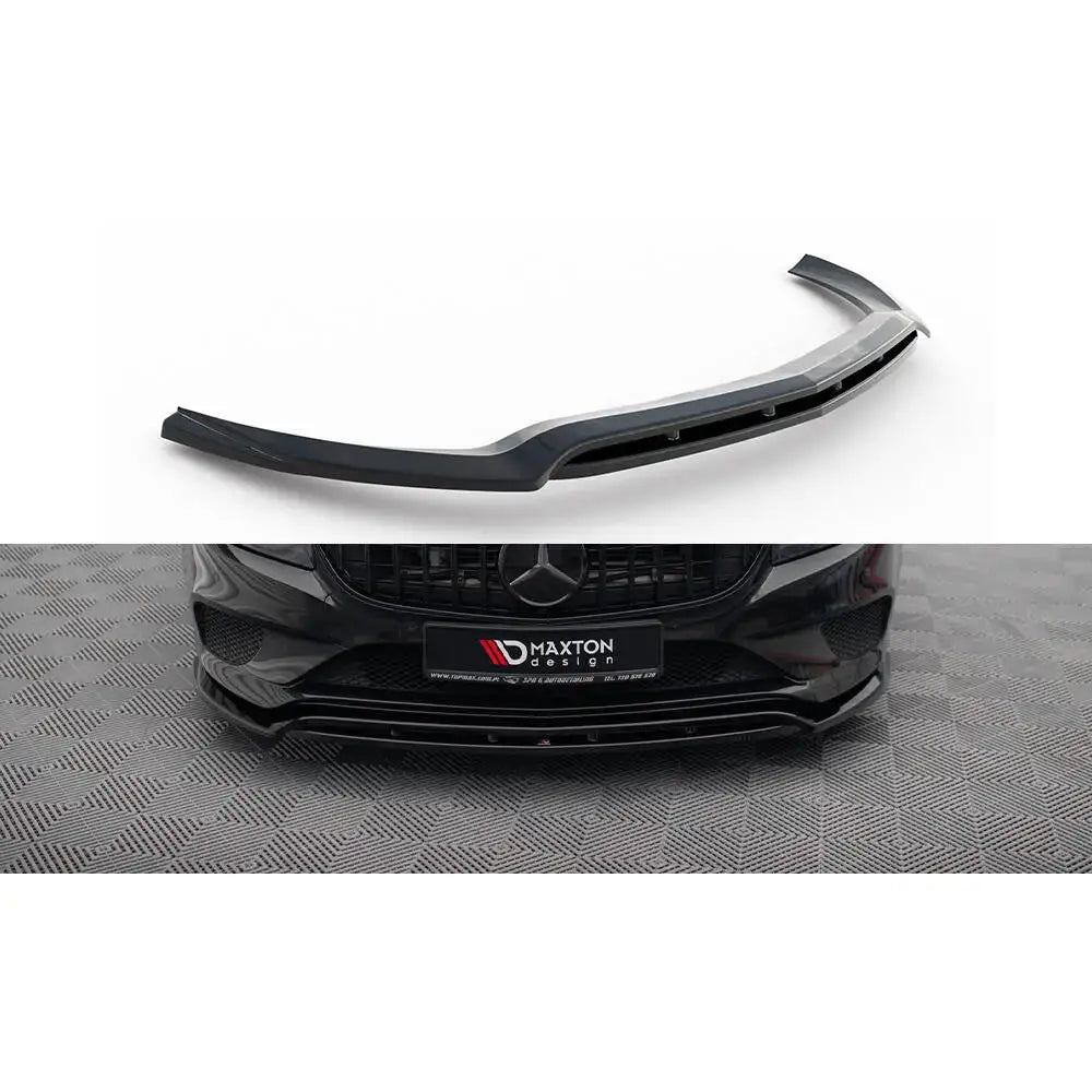 Frontleppe til Mercedes-Benz CLS C218 Facelift i sort plast med sporty design og markerte kanter.