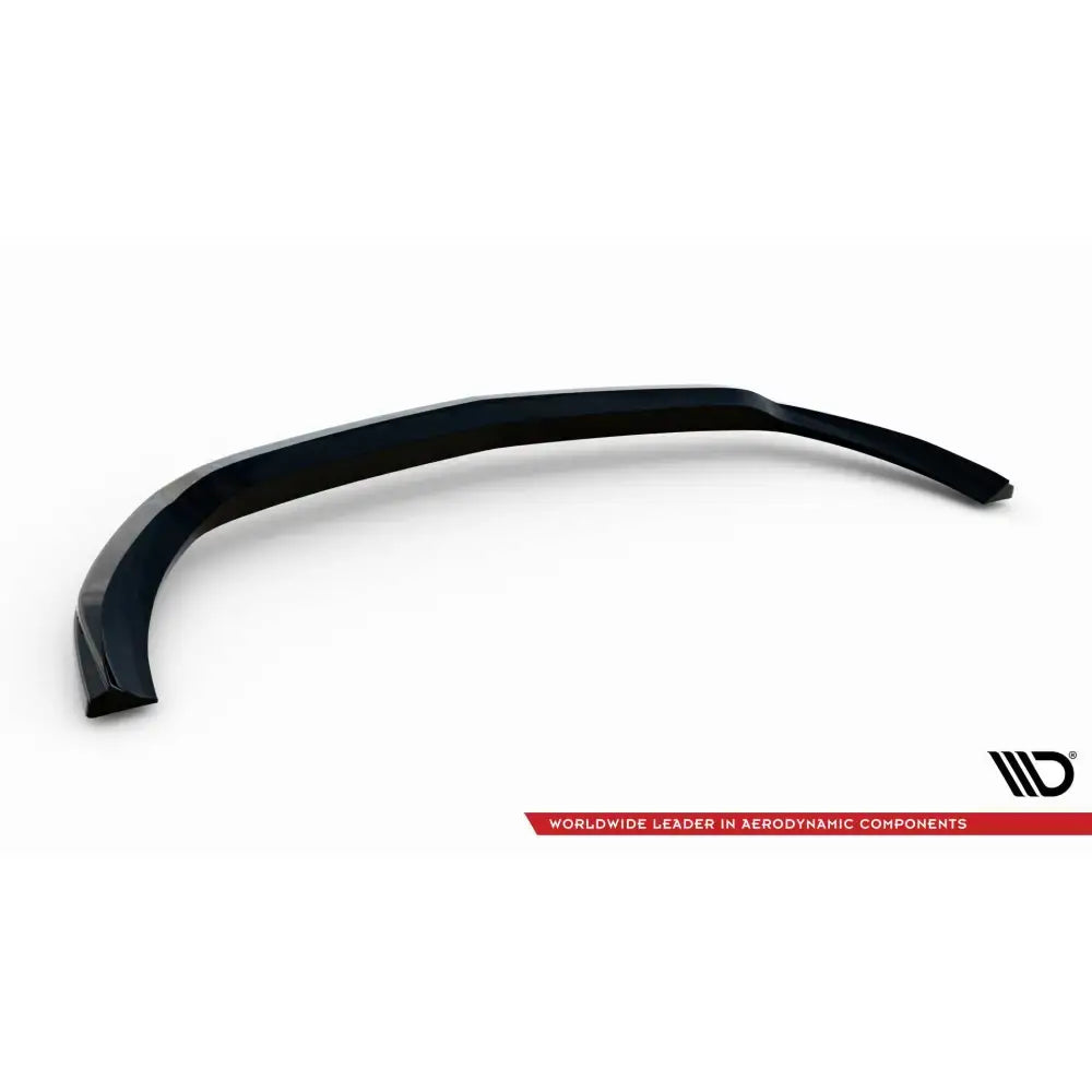 Front lip til Mercedes-Benz CLS C218 Facelift i svart glanset finish med aerodynamisk design.