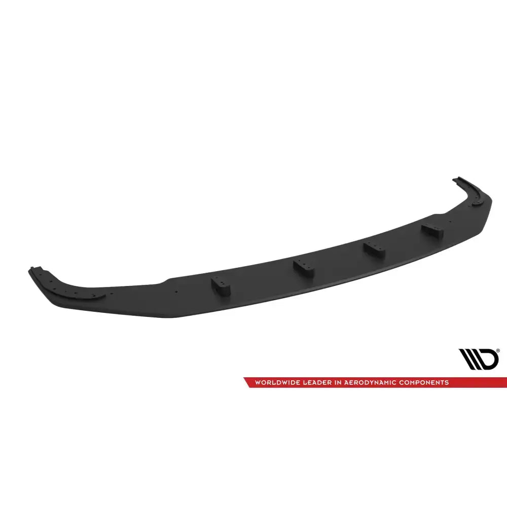 Front splitter Street Pro BMW 2 Coupe G42 sett ovenfra med monteringsfester og avrundede kanter.