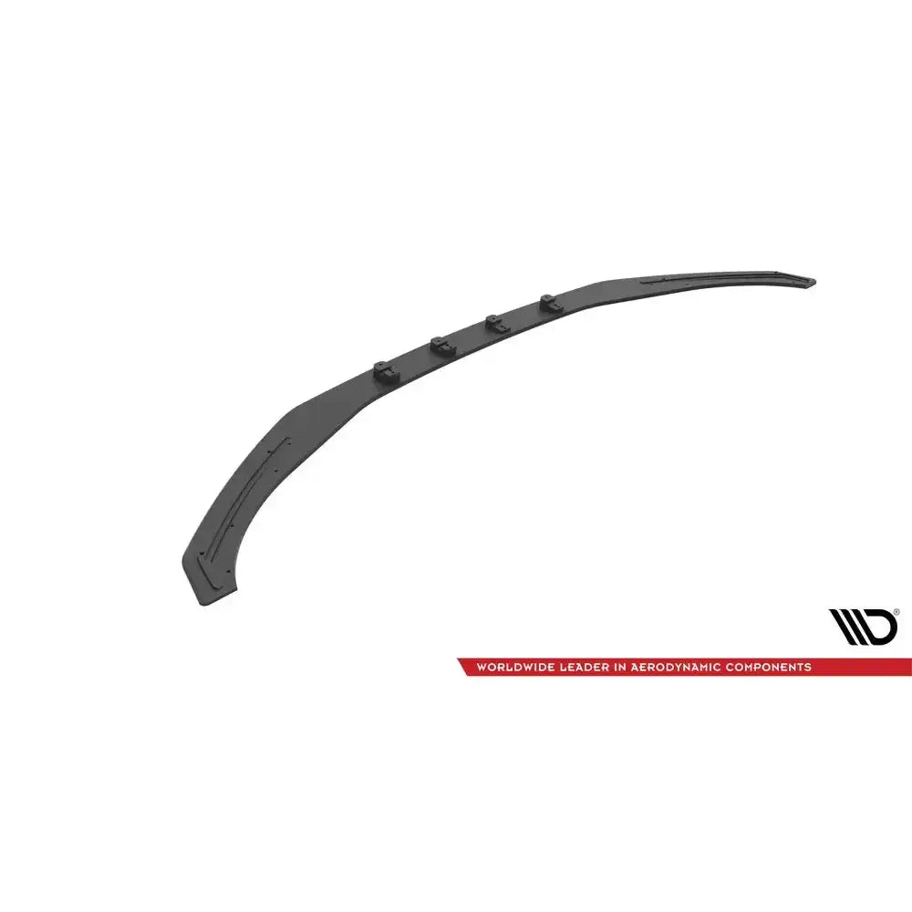 Frontleppe Street Pro til BMW 2 Serie M-Pack F22, sort med fire monteringspunkter, sett skrått ovenfra.