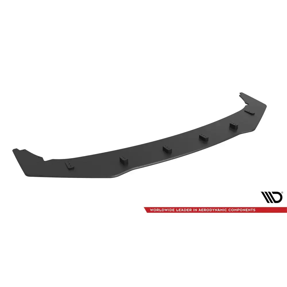Frontleppe Street Pro + Flaps Honda Civic Type-R Mk 11 sett forfra med skarpe kanter og monteringspunkter.