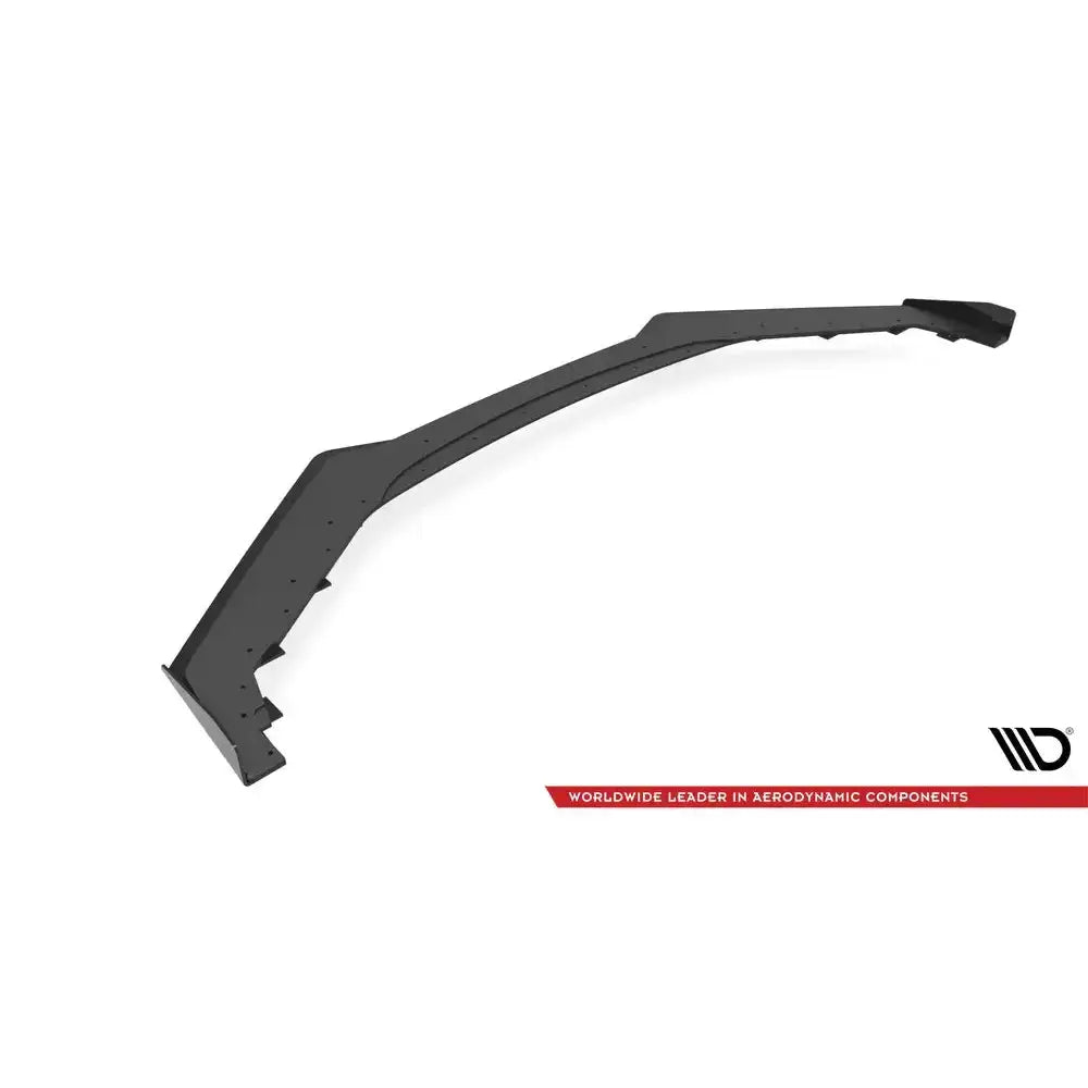 Frontleppe Street Pro V.1 med flaps til Subaru BRZ Mk1 Facelift, svart med skruehull, skrå vinkel.