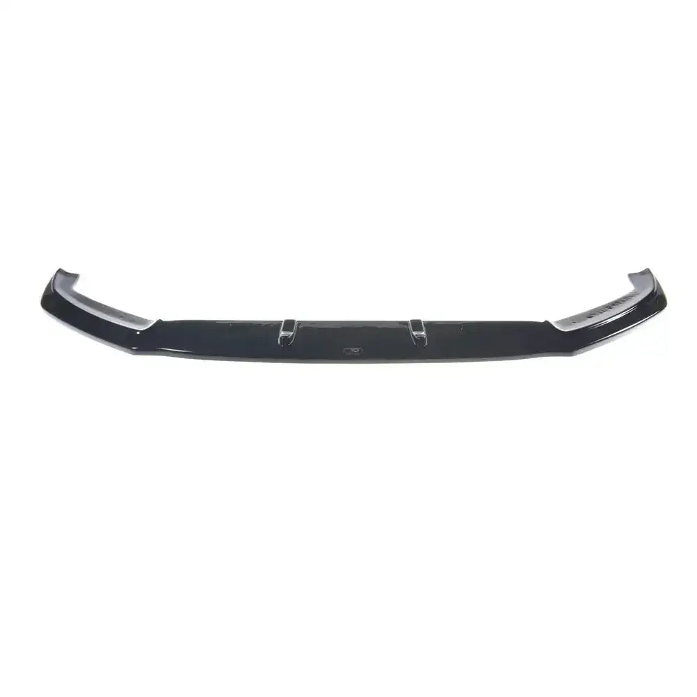 Frontleppe til Audi TT Mk3 (8S) Rs V.1 vist ovenfra med blank sort finish og synlige monteringspunkter.