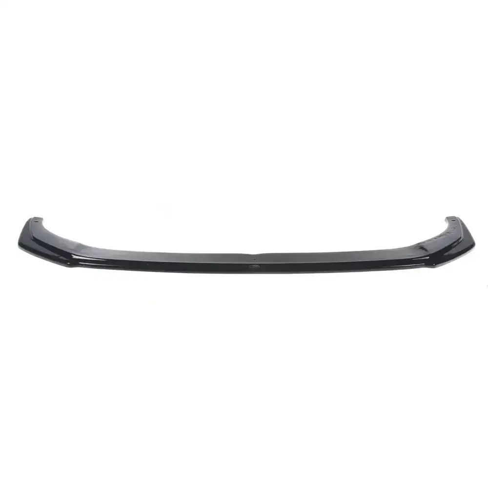 Front lip til Kia Proceed GT Mk 3, sort buet spoiler sett forfra med glanset overflate mot hvit bakgrunn.