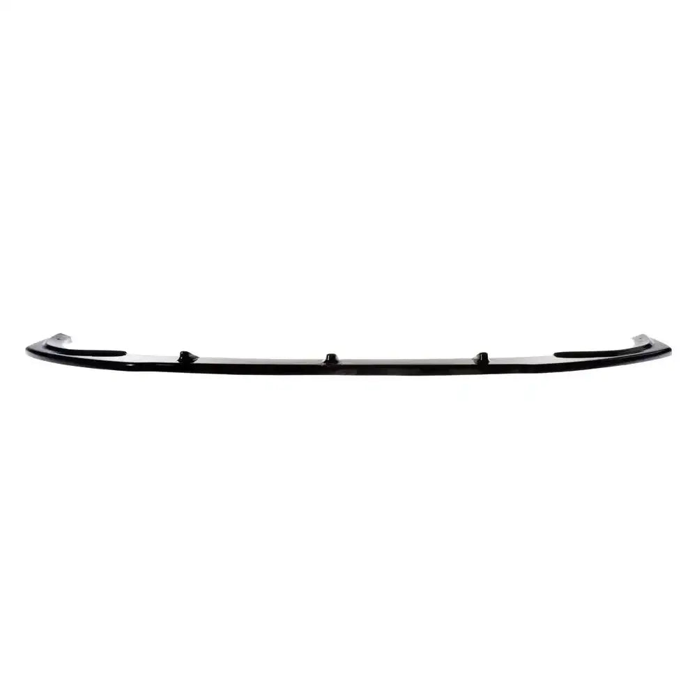 Front splitter for Lexus Gs Mk.3 V.1, svart buet plastdel sett forfra med synlige monteringspunkter.
