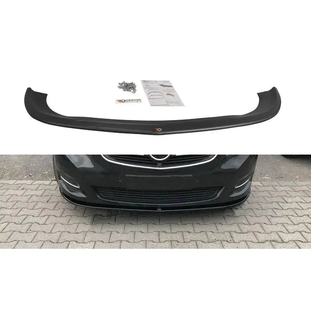 Frontleppe til Mercedes V-Class W447 vist ovenfra med monteringsutstyr og instruksjoner.