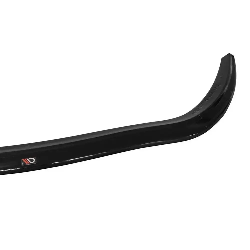 Frontleppe til Renault Clio Mk4, sort og blank med logo i rødt, hvitt og grått, skrå vinkel.