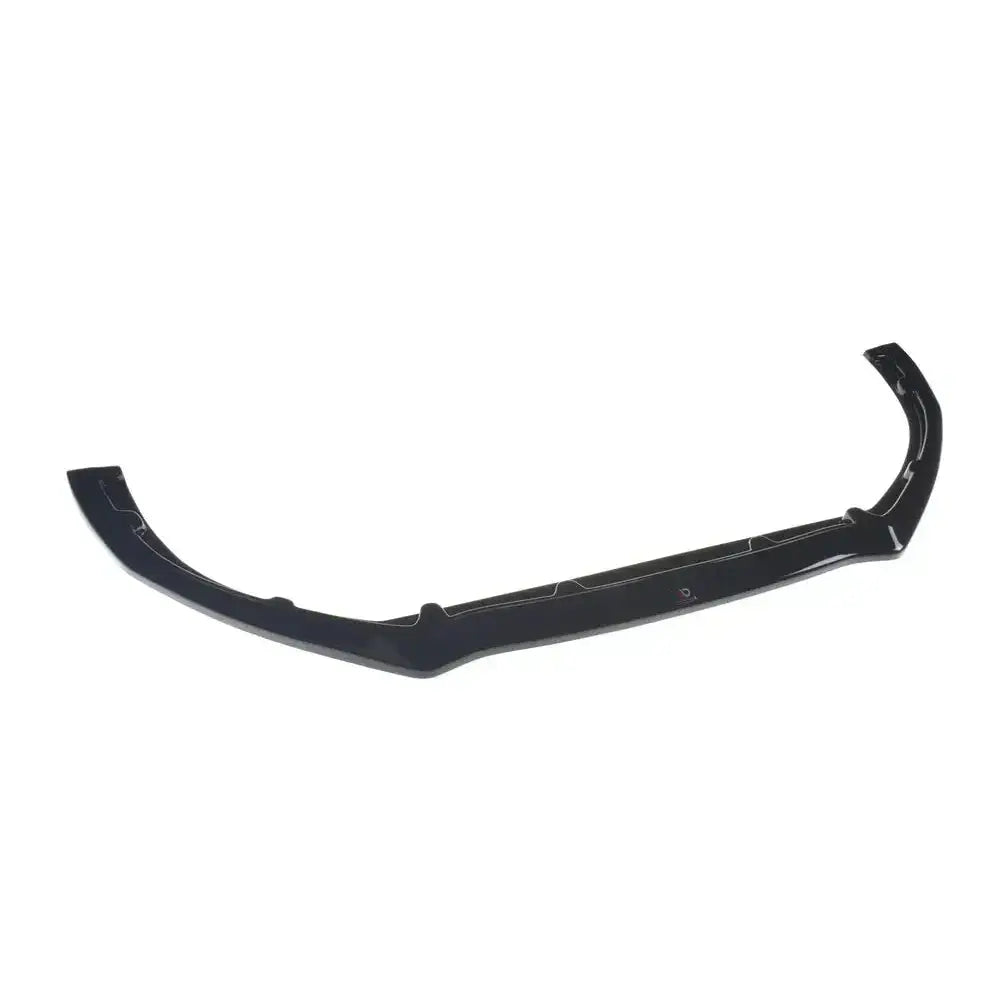 Frontleppe V.2 Renault Megane IV Rs i sort plast, skrå visning mot hvit bakgrunn med glanset overflate.