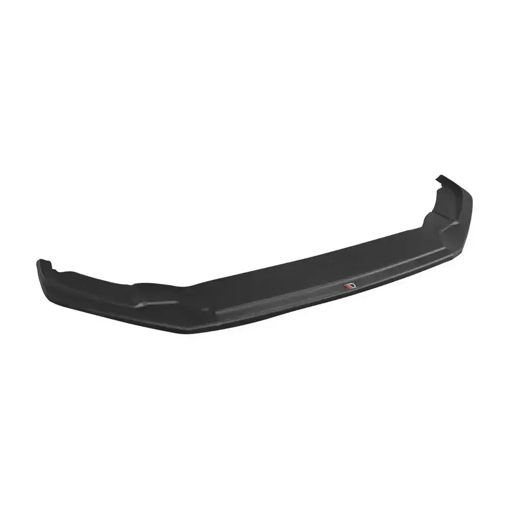 Frontsplitter til Volkswagen Scirocco Mk.3 R Facelift i sort matt plast sett fra skrått toppvinkel.
