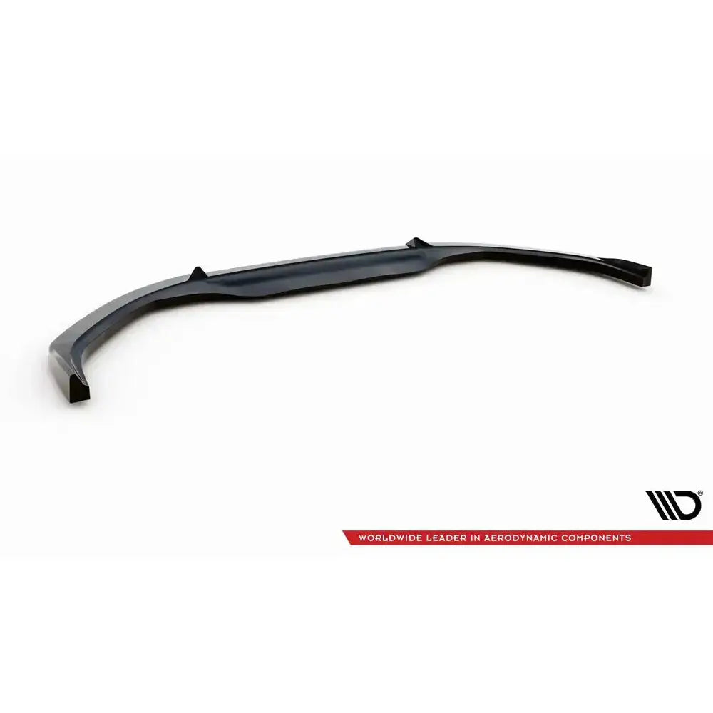 Frontleppe til Toyota Yaris Mk4 V.3, sort plast med buet design og skarpe hjørner, sett ovenfra.